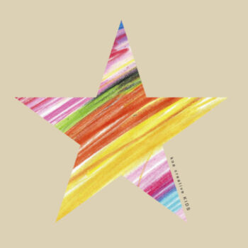Rainbow Range - Shine Bright Little Star - Small Calico Bag Design