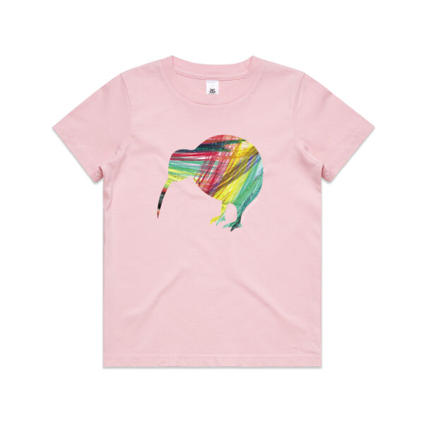 Rainbow Range - Kaleidoscope Kiwi - Kids/Youth Tee Thumbnail