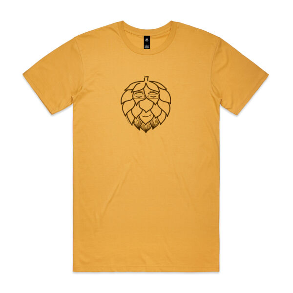 Mr Hops - Mens Staple T shirt - Brown Print Thumbnail