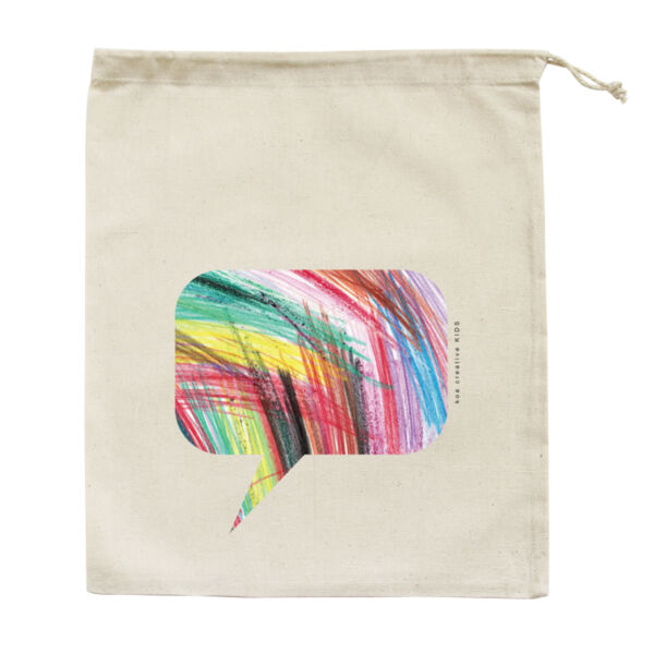 Rainbow Range - Colour Me Happy, Bubble - Medium Calico Bag Thumbnail