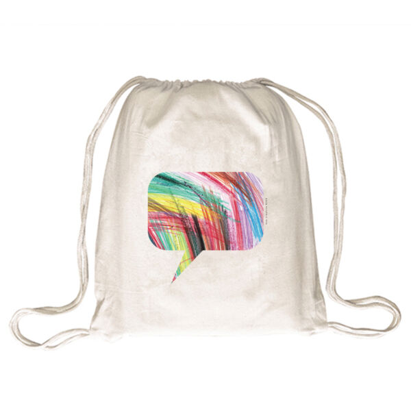 Rainbow Range - Colour Me Happy, Bubble - Drawstring Backpack Thumbnail