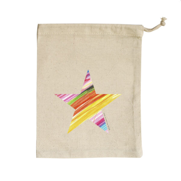 Rainbow Range - Shine Bright Little Star - Small Calico Bag Thumbnail